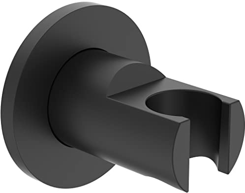 Ideal Standard Idealrain Shower Head Holder, BC806XG, Silk Black