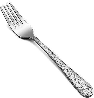 Herogo, Stainless Steel, Dinner Forks Set of 12, 20 cm, Mirror Finish, Durable & Dishwasher Safe, Silver