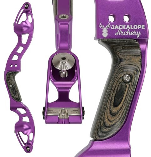 Jackalope Zircon - Explorer - 19 Zoll - ILF, Mittelstück für Recurvebogen (Rechtshand, Violett)