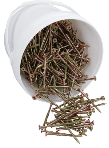 Lot de 450 vis à bois à tête fraisée Pozi multi-usages 5 x 70 mm