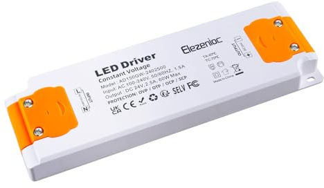 Led Transformador 24v 60w, De Alimentación 230v A 24v 2.5A, Driver Ac A Dc Transformador De Baja Tensión, G4, Mr16, Gu5 Para Iluminación Led, Compact Extreme Thinner