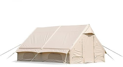 CRBUDY Großes aufblasbares Zelt, aufblasbares Glamping-Zelt für den Außenbereich, Einteilige Luftsäule, einfach aufzubauen und bequem zu bedienen