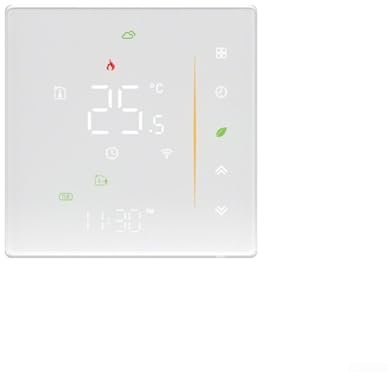 HEBEOT Thermostat intelligent pour radiateur Zigbee Smart Home pour chauffage au sol et chaudière à gaz, surveillance à distance pratique (chauffage électrique)
