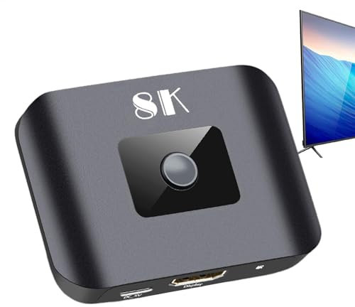 8k HD multimedia Switcher, bärbar switch för TV, 48 gbps switcher