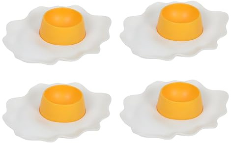 Edco 4X EIERBECHER Spiegelei aus Kunststoff Eierständer Eierhalter Eierbehälter 61
