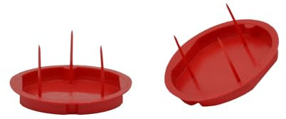 O4L - Coperchio per intonaco, coperchio segnale, coperchio a incasso, diametro 60 mm, 5 pezzi