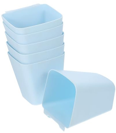 Luxshiny 6piezas Carrito De Almacenamiento Rodante Cestas Colgantes Organizador De Cocina y Oficina Capacidad Amplia Material Plástico Resistente
