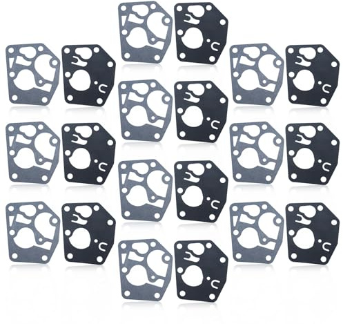 AUMEL 10 ensembles 20pcs Membrane Carburateur de kits de joint pour les moteurs 795083, 095902, 095982, 10A982, 10B902 et autres Sprint & Classic 3.5hp à 3.75hp remplace 4251 495770