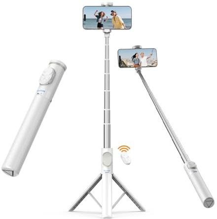 TELESIN 130CM Selfie Stick Stativ mit Kamera Zoom Fernbedienung