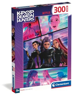 Puzzle Super K-Pop Demon Hunters 300 Pièces 48,5x33,5 cm Enfant Dès 9 Ans