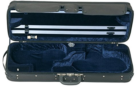 GEWA Violin-Doppelkoffer Liuteria Concerto, Thermokern, gepolsterte Schwebelagerung, mit Notentasche