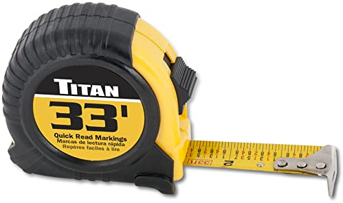 Titan Tools 10908 - Metro a nastro, 10 m, multicolore