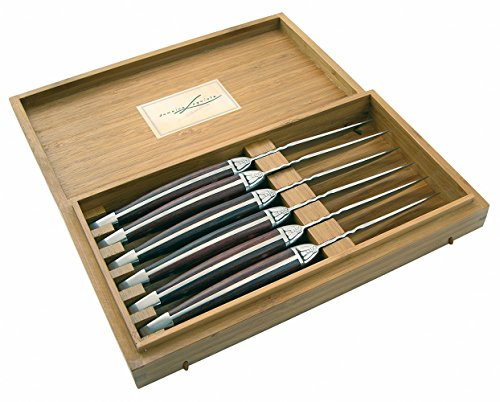 LAGUIOLE 40268532 Steakmesser, Edelstahl, braun, 5.5 x 5 x 2.5 cm