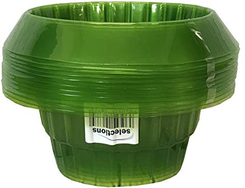 Selections Plastic Slug & Snail Plant Protection Collars (Pack of 12) for Plants and Flowers