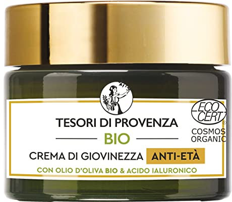 Tesori di Provenza Crema Viso Anti-Età Giorno, 50ml (Bio)