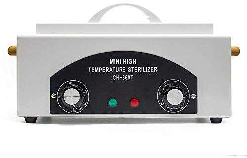 Aohuada Stérilisateur à air chaud, désinfection UV, stérilisateur pour instruments à ongles, stérilisateur intelligent à haute température