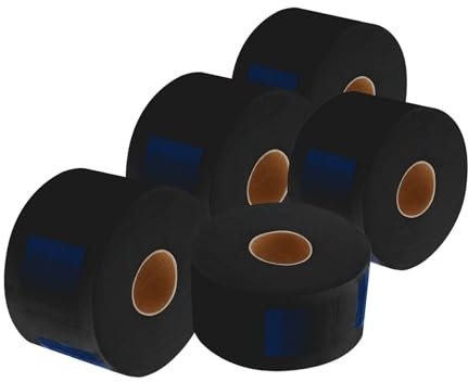 Lot de 5 rouleaux de 100 col crêpe noi