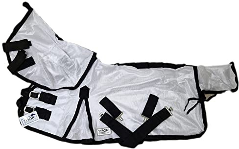 Fliegendecke + Halsteil, abnehmbar Netz fest 65 70 75 80 85 90 95 100 cm Minishetty Falabella Shetty Fohlen Tysons Breeches (70 cm)