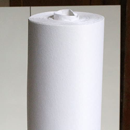 Yimihua Weiß Filz Stoff 85 cm breit Filzstoff Bastelfilz Farbig Filz Blätter Vliesstoff Kinder DIY Zubehör zum Handwerk Nähen Projekte 1mm Thick(Size:85 * 200cm)