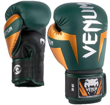 Venum, Elite boxhandskar, unisex vuxna, 25 ml, grön/brons/silver