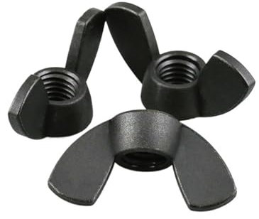 CHATROOM Nylonmutter, Flügelmutter, Barren-Kunststoff-Rändelmutter, M3, M4, M5, M6, M8, M10, M12 (Color : 20pcs, Size : M10)