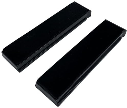 2x Replacement Velvet Cleaning Brushes for SPINCARE Record Cleaning Machine | New Softer Velvet Cleaner Pads with Locking Mechanism | Improved Vinyl Record Cleaner