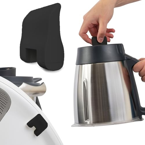 KochFix Magnetischer Teiglöser für Thermomix TM5, TM6 (schwarz) | Teigblume für den Mixtopf, Teiglöser für Thermomix, ideales TM-Zubehör, magnetischer Halt (schwarz)