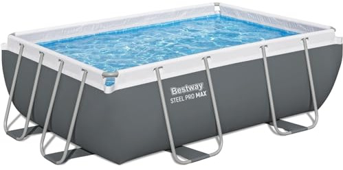 Steel Pro Max Piscine rectangulaire 2,82 m x 1,96 m x 84 cm