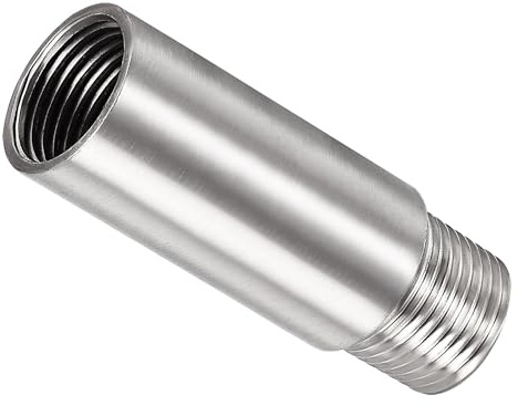 MACHSWON Bras d'extension de pommeau de douche, 70 mm, rallonge de pommeau de douche en acier inoxydable 304 1/2PT mâle vers filetage femelle 1/2PT