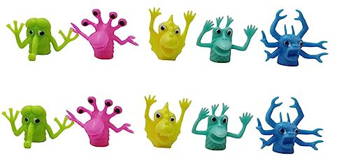 ibasenice 10stücke Fingerpuppen Aus Lustige -fingerpuppen Für Geschichten Kreatives Spielzeug Interaktion Zwischen Eltern Und Kindern Leicht Und Tragbar Für Kinderpartys Und