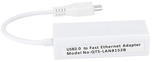 Adaptateur de Carte Réseau Micro USB vers Port Ethernet RJ45 pour Carte Mère 1.3/W