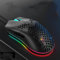 XZXWZX Souris de jeu RVB en nid d'abeille ultra légère 11 rétroéclairage RVB 7200 DPI 125 CPS 6 boutons programmables Câble récepteur 1,5 m USB Gaming Souris pour PC/Mac/ordinateur portable Noir