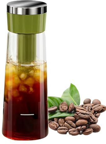 Cold Brew Coffee Pitcher RemovableMeshFilter MultiPurpose AirtightSealing