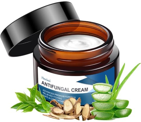 𝐇𝐞𝐫𝐛𝐚𝐥 Anti Fungal Skin Cream - Antifungal Cream for Skin - Fast-Acting Relief Plant Body Cream - Anti Fungal Skin Cream for Hand,Leg,Feet - Deeply Relieve Skin Itching Antifungal Cream