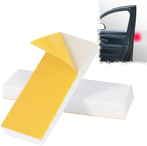 TXXATX 2 Stück Garagen Wandschutz Selbstklebend 30x10x3cm Wandschutz Garage Weiß Türschutz Garage Garagenwand Schutz für Autotüren für Autotüren Garagen Carport Parkplatz