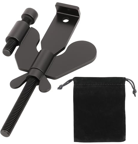 Bloqueador De Puerta Portátil Negro Con Bolsa De Viaje – Cerradura De Seguridad Para Habitaciones, Pestillo Sin Agujeros, Portable Door Lock Para Hotel, Apartamento, Oficina Y Viajes