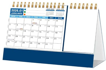 Monatsplaner 2026-2028, vielseitige Layout-Optionen, 26,5 x 18,5 cm, kreativer Tischkalender, Terminplaner, Memo-Kalender, praktisches Design, für Lehrer, Studenten und Familien
