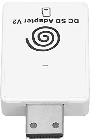 Generic Adaptateur de Carte Mémoire Professionnel Dreamcast Plug and Play Lecteur de Carte de Stockage Disque Inclus Indicateur D'état LED [Accessoires pour Console de jeu]