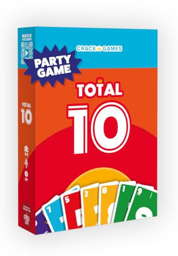 TOTAL 10 – Gioco di Carte Ispirato al Ramino | Dai Creatori di Crack List | Da 2 a 8 Giocatori | Dagli 8 Anni | Gioco d'Atmosfera Famiglia & Aperitivo | Idea Regalo | Versione Italiana