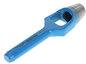 GEDORE Sacabocados tipo puente para materiales blandos, 23 mm de diámetro, Goma, Cuero, Juntas, Tela, Circular, Longitud 170 mm, Troquelador, 570023