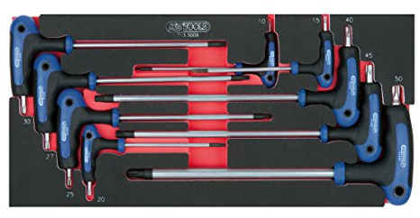 KS Tools 713.3009 Serie SCS di chiavi a T impronta Torx 9 pz modulo 2/3