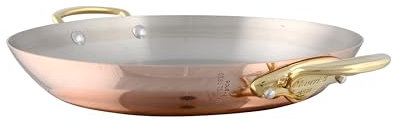 Mauviel 6727.32 M'Heritage M'150B Kupferpfanne, rund, 31,8 cm, bronzefarbener Griff