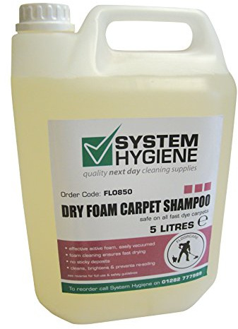 System Hygiene Dry Foam Carpet Shampoo 5Ltr