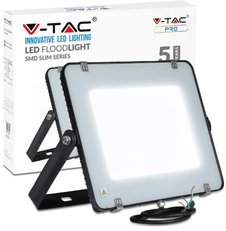 200W LED Floodlight Smd Samsung Chip Black Body 4000K