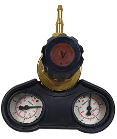 Lötkolben Set - Dachrinnen Lötset - Schweißbrenner - Lötzubehör - Acetylenregler für KORO-Autogenstation - Druckregler EN ISO 2503, gekoppelt mit Sauerstoffregler Art.-Nr. 2930 - EXPRESS