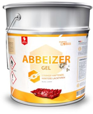 Furth Chemie Profi-Abbeizer-Gel, kraftvoller Lackentferner, 5 L