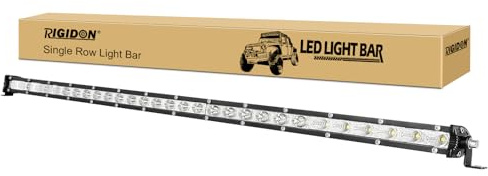 RIGIDON 80 cm 32 Pouces 150W Slim LED Light Barre, feu antibrouillard | 12V 24V, étanche, 6000K blanc, conduite lumières, flood spot combo, pour offroad Véhicules Voiture camions ATV 4x4 tracteur