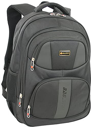 BAG STREET - XXL Großer & hochwertiger Business Rucksack mit 16 Zoll Laptopfach - Daypack gepolstert - Schwarz