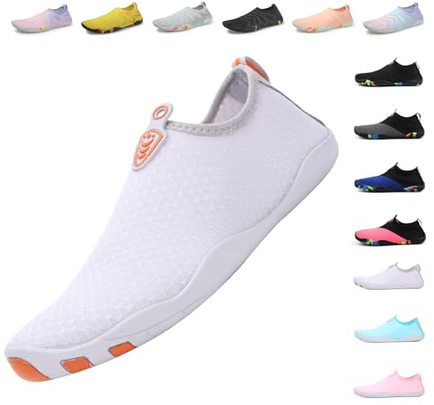Fadezar Unisex Badeschuhe Damen Schwimmschuhe Herren Wasserschuhe, Schnell Trocknend Leicht Atmungsaktiv Aquaschuhe