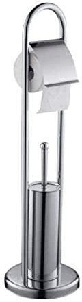 Escobilla Baño Escobillero Baño Escobilla WC Escobillas De Baño Y Soportes Juego De Escobillas De Baño Y Portarrollos De Papel De Acero Cromado Soporte De Baño De Acero Inoxidable Escobillas de Baño C